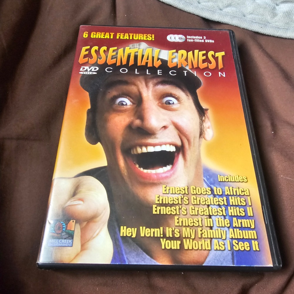 Essential Ernest Collection 3-Disc DVD Set 6 Features Jim Varney Mill Creek 2007